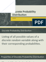 Discrete Probability Distribution