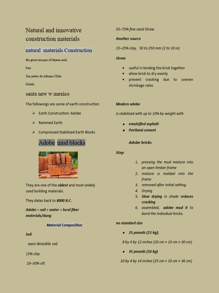 Earth Blocks | PDF | Sustainable Building | Architectural Design