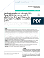 Application of The QFD-fuzzy-SERVQUAL FR