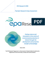 EPA Research 2030 - 2021 2023 Thematic Research Areas Assessment - Final