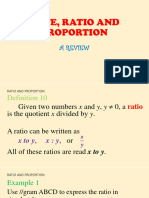 Rate Ratio Proportion
