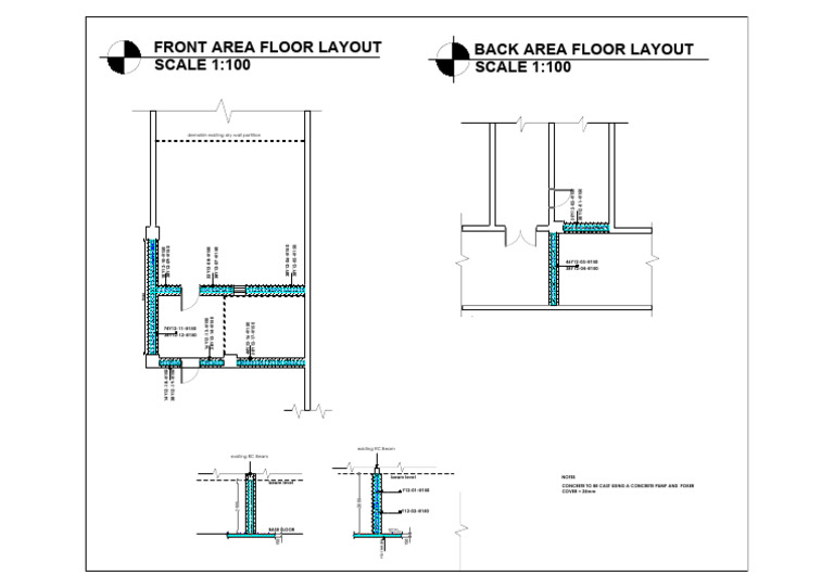 Demolition and Structural Plan Drawing | PDF | Architectural Design ...