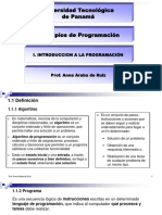 I - 1 Introduccion - Princ - Programacion