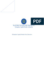 Ethiopian Capital Market Fees Directive