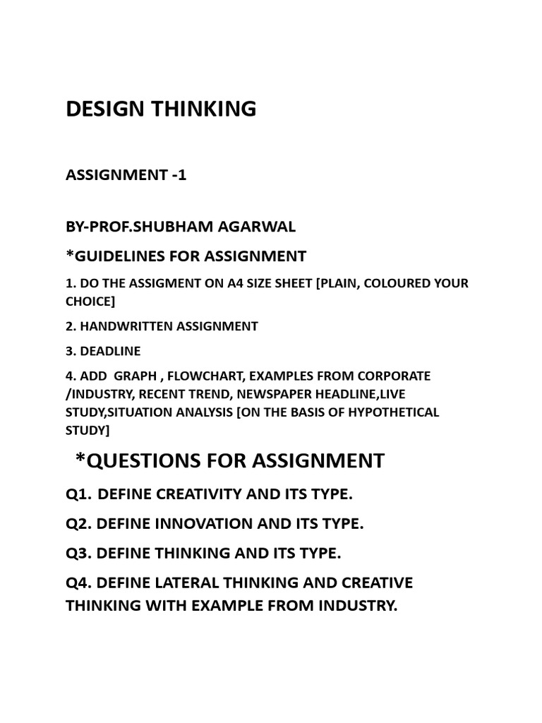 Design Thinking | PDF | Business | Finance & Money Management