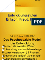 Entwicklungsstufen Erikson, Freud, Piaget