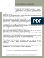 Termo de Consentimento Harmonização Facial