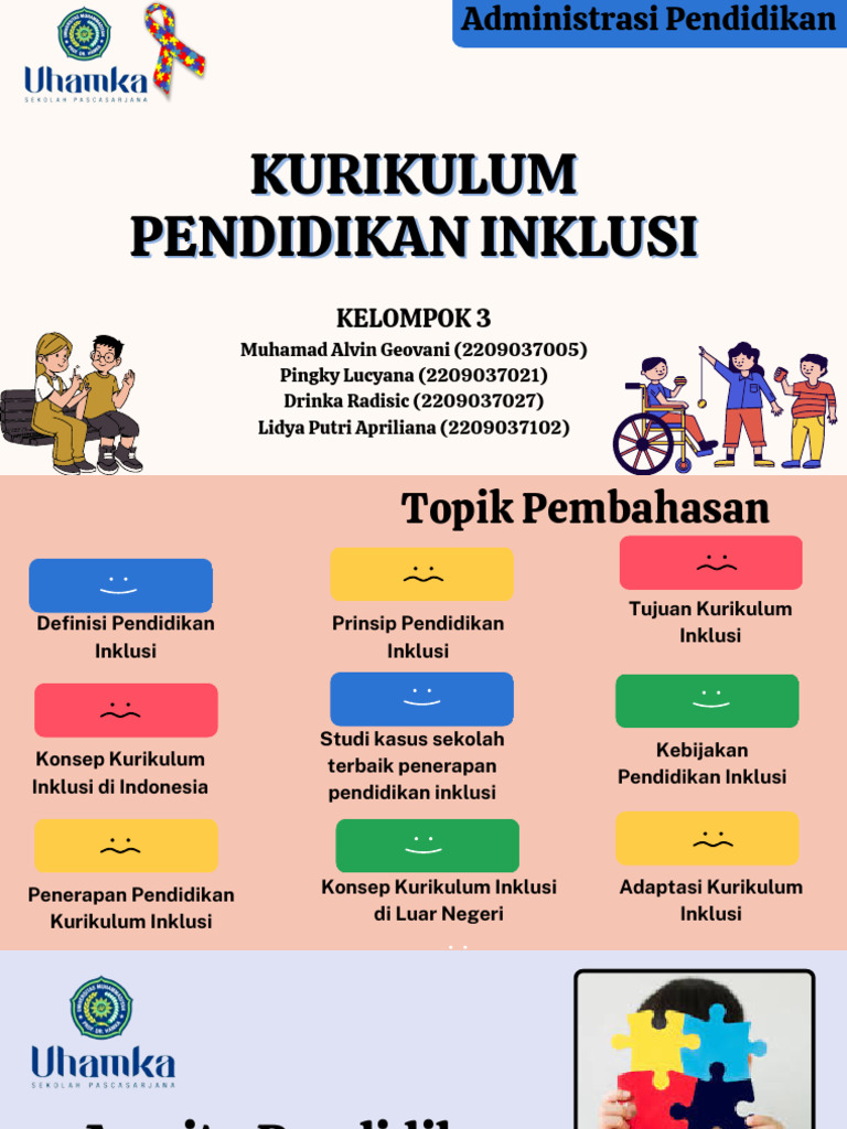 Presentasi Kurikulum Inklusi | PDF