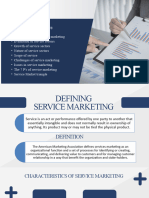 Service Marketing Presentation