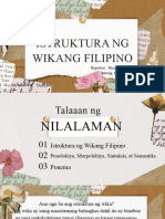 Lesson 11 Estruktura NG Wikang Filipino Ponolohiya at Ponema