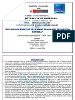 1agosto2023 Explicacion - Practica - Del - Estado - Financiero - de - Una - Empresa