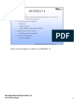 Estos Son Los Tópicos A Cubrir en El Modelo 4.: Investigación de Operaciones S.A