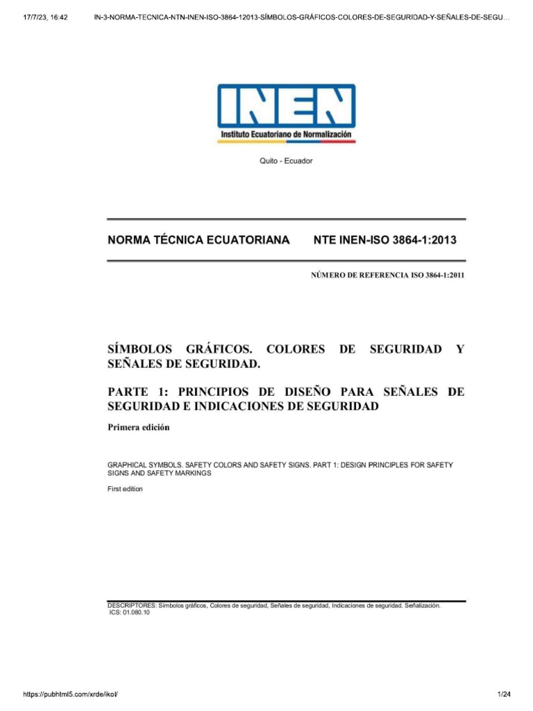 Iso 3864 | PDF