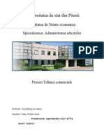 Proiect - Tehnici Comerciale Prezentarea Supermarketului BILLA