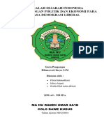 Perkembangan Politik Pada Masa Demokrasi Liberal