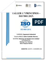Actividad Principios de La Norma ISO 9001:2015