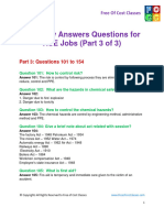 Interview Answer Questions For HSE Job (Part 3 of 3)