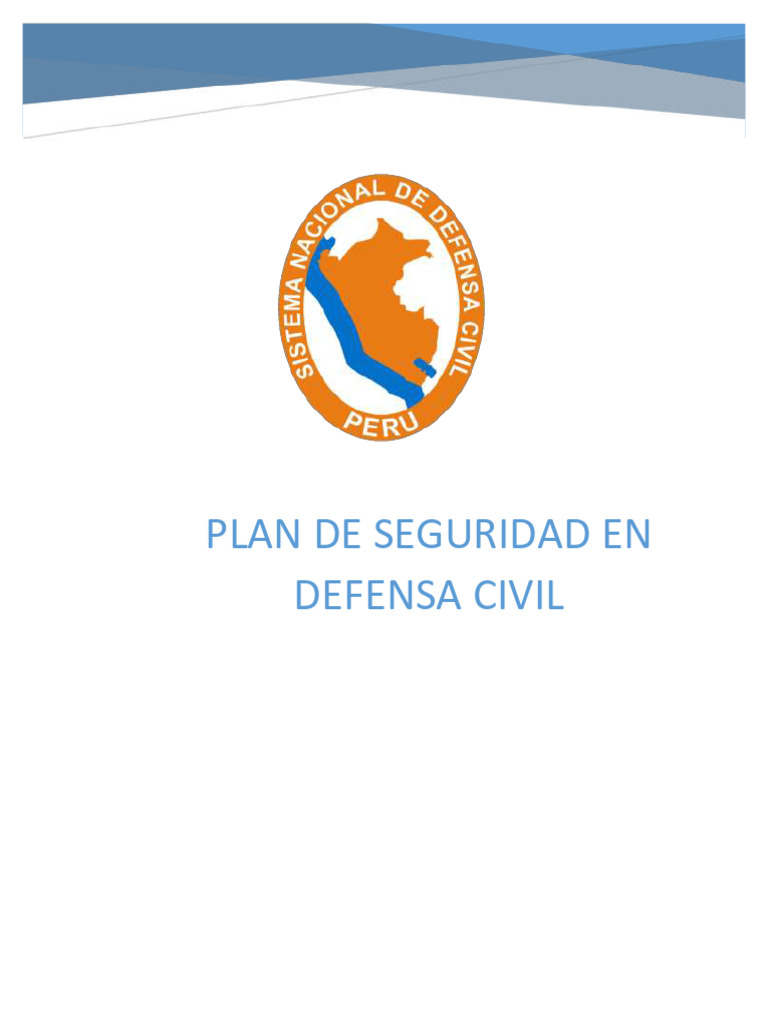 Plan de Seguridad Escolar y Riesgos | PDF | Defensa Civil | Hospital