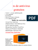 Tipos de Antivirus Gratuitos