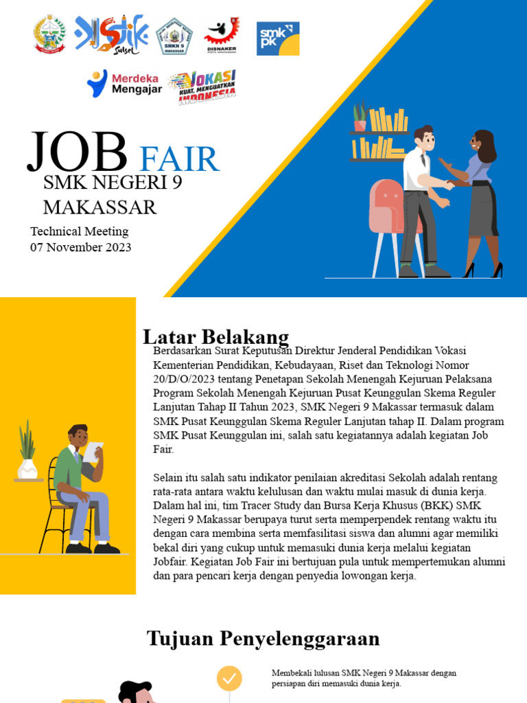 Job Fair SMK Negeri 9 Makassar 2023 | PDF