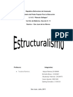 El Estructuralismo (Trabajo)
