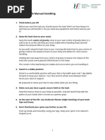 Manual Handling Poster | PDF