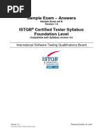 ISTQB CTFL v4.0 Sample-Exam-B-Answers v1.0