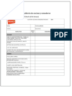 Auditoria de Cocinas y Comedores - PDF