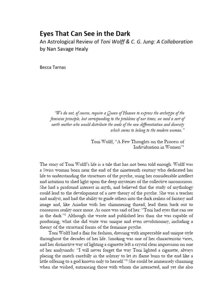 Becca Tarnas E28093 Eyes That Can See in The Dark E28093 Archai Issue 7