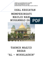 Proposal Permohonan Dana Phbi Maulid Nabi Muhammad Saw KALIMIRING