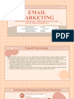 Email Marketing: (News Letter Email, Press Release Email, Email Transaksional)