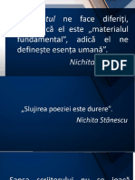 Necuvintele" de N. Stănescu