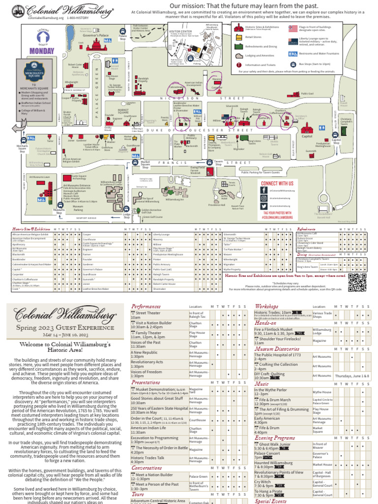 Williamsburg Official Map PDF