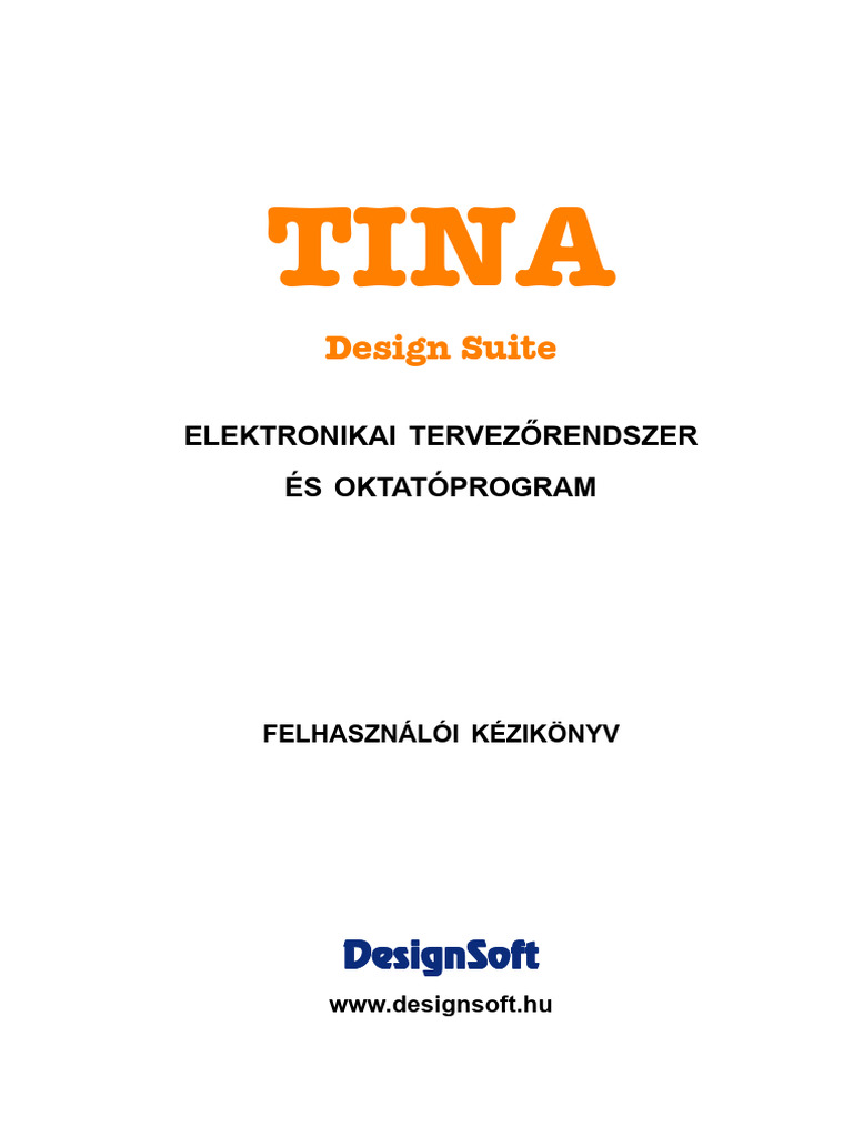 TINA Design Suite | PDF