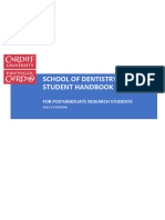 FINAL PGR Student Handbook - DENTL 2022-23