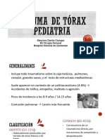 Trauma Torácico Pediatria