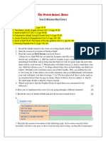 Year 11 Revision Sheet Term 1