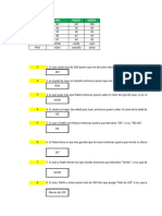 Examen de Excel 1