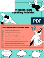 A1-A2 Present Simple and Speaking Practice