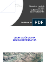 Parámetros Geomorfológicos de La Cuencas