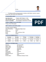 CV of MD - Tanjimul Kabir