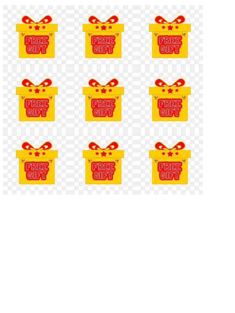 Free Gift Sticker | PDF