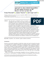 Sociology Health Illness - 2019 - Paccoud - A Bourdieusian Approach To Class Related Inequalities The Role of Capitals