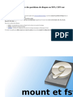 Mount Et Fstab: Monter Des Partitions de Disques Ou NFS, CIFS Sur Linux