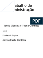 Administração - Teoria Clássica e Teoria Científica - 20111010