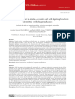 Evaluation of Friction in Metal, Ceramic and Self-Ligating Brackets