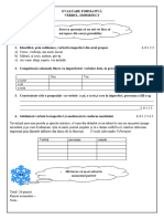 Evaluare Formativa Imperfectul