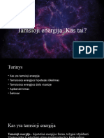 Dark Energy (Lithuanian Language)