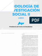 Metologia de La Investigacion Social II - Libro