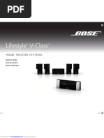 dépannage d'un Bose Lifestyle 5